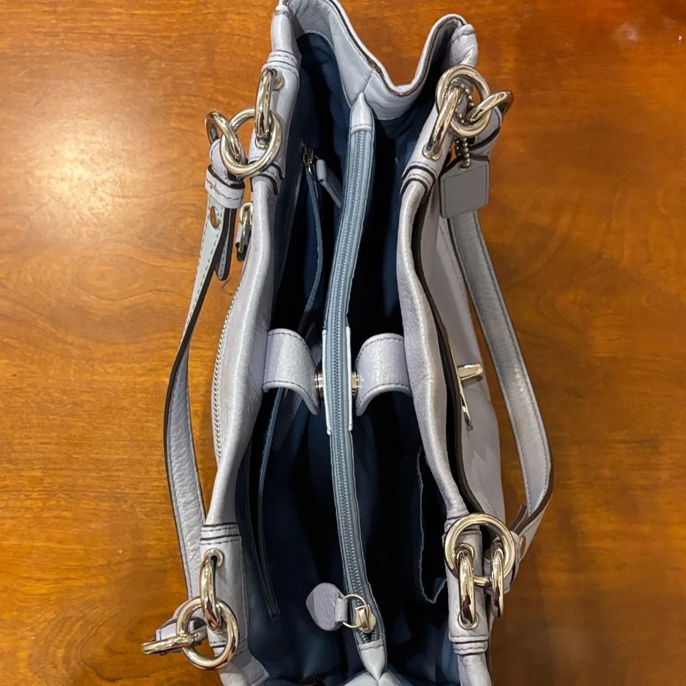 Coach Lilac Leather Penelope Tote‎